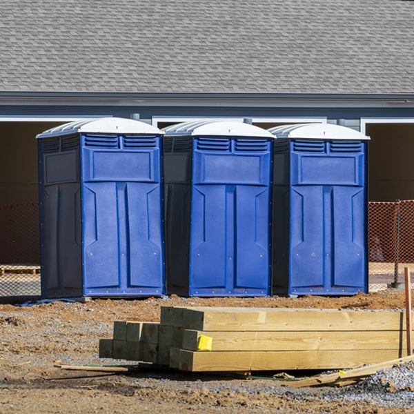 do you offer hand sanitizer dispensers inside the portable toilets in Jacksonville Oregon